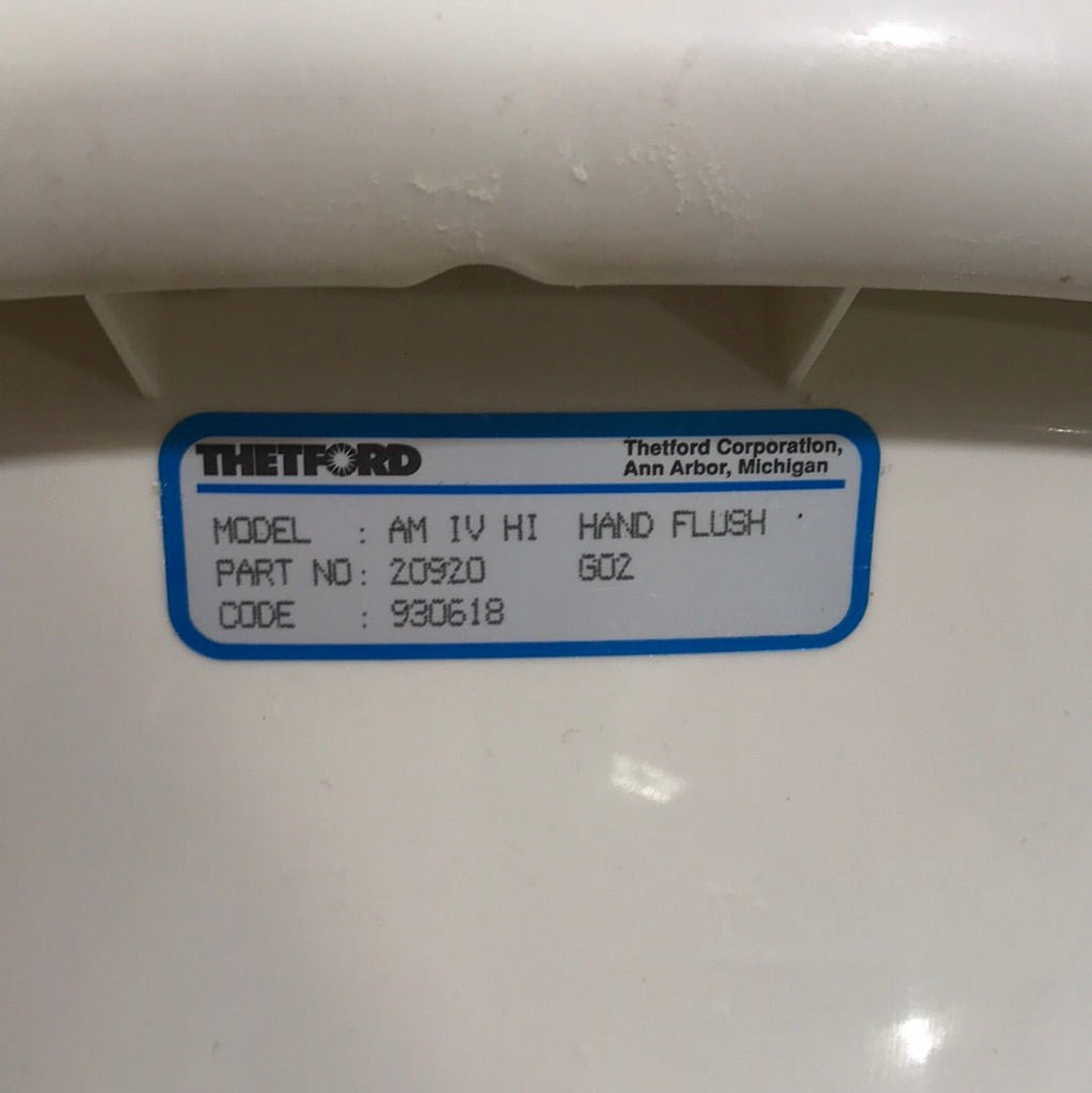 Used Toilet Complete Thetford AQUA MAGIC IV - 20920 - Young Farts RV Parts