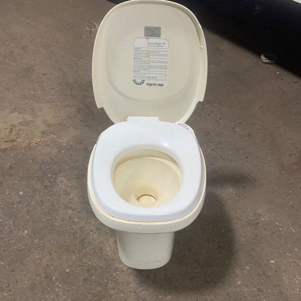 Used Toilet Complete Thetford AQUA MAGIC IV | Bone | 20920 - Young Farts RV Parts