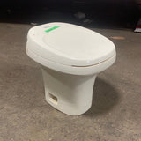 Used Complete Thetford AQUA MAGIC IV Toilet - Hand Flush, High Profile, Parchment