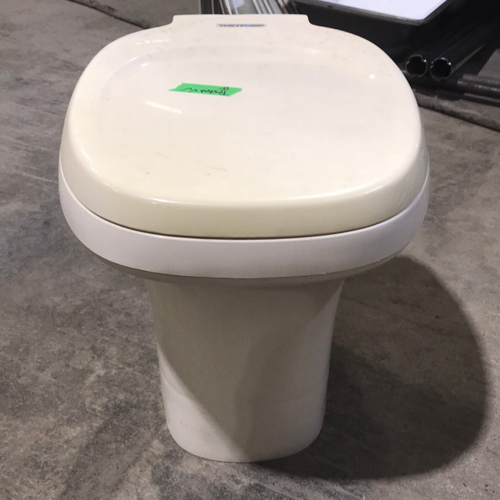 Used Toilet Complete Thetford AQUA MAGIC IV - Off-White - 20920 - Young Farts RV Parts