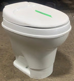 Used Thetford AQUA MAGIC V Toilet - Hand Flush, High Profile, White