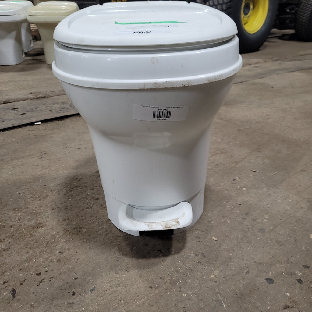 Used Toilet Thetford Aqua-Magic V High Profile Off White Plastic 31671 - Young Farts RV Parts