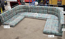 Load image into Gallery viewer, Used U-Shaped Dinette Cushion Set- 8 piece - Young Farts RV Parts