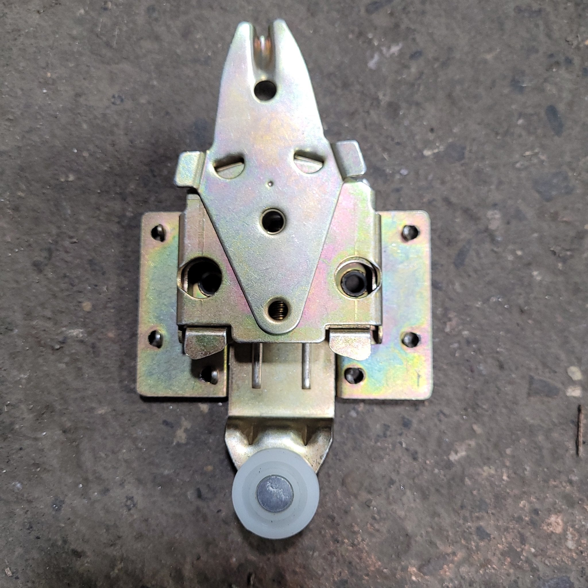 Used Vintage Johnson RV Sliding Door Roller Mechanism - Young Farts RV Parts