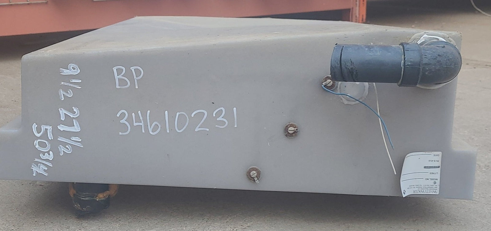 Used Waste/ Grey Water Tank 50 3/4