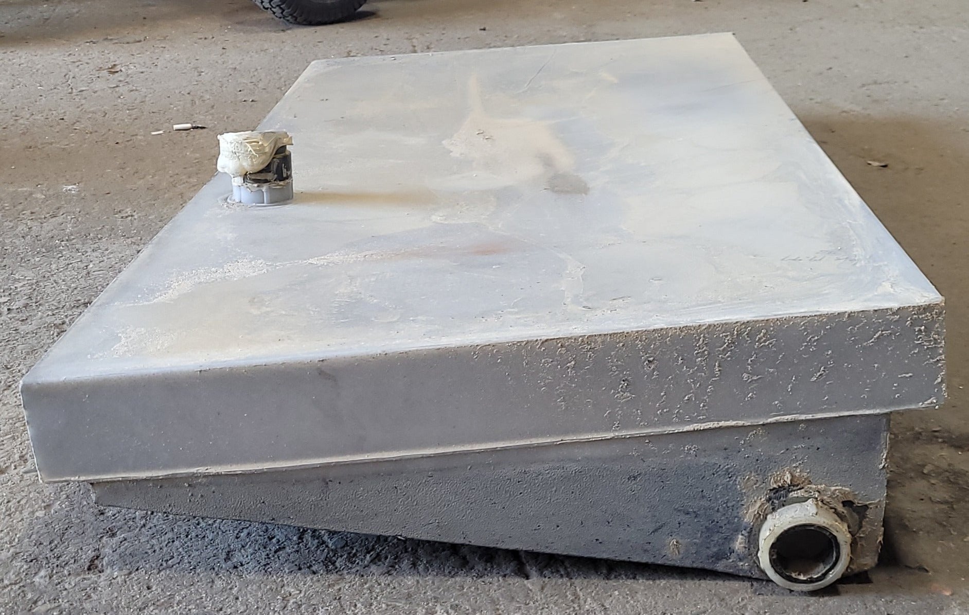 Used Waste/ Grey Water Tank 52" X 23 3/4" X 8" - Young Farts RV Parts