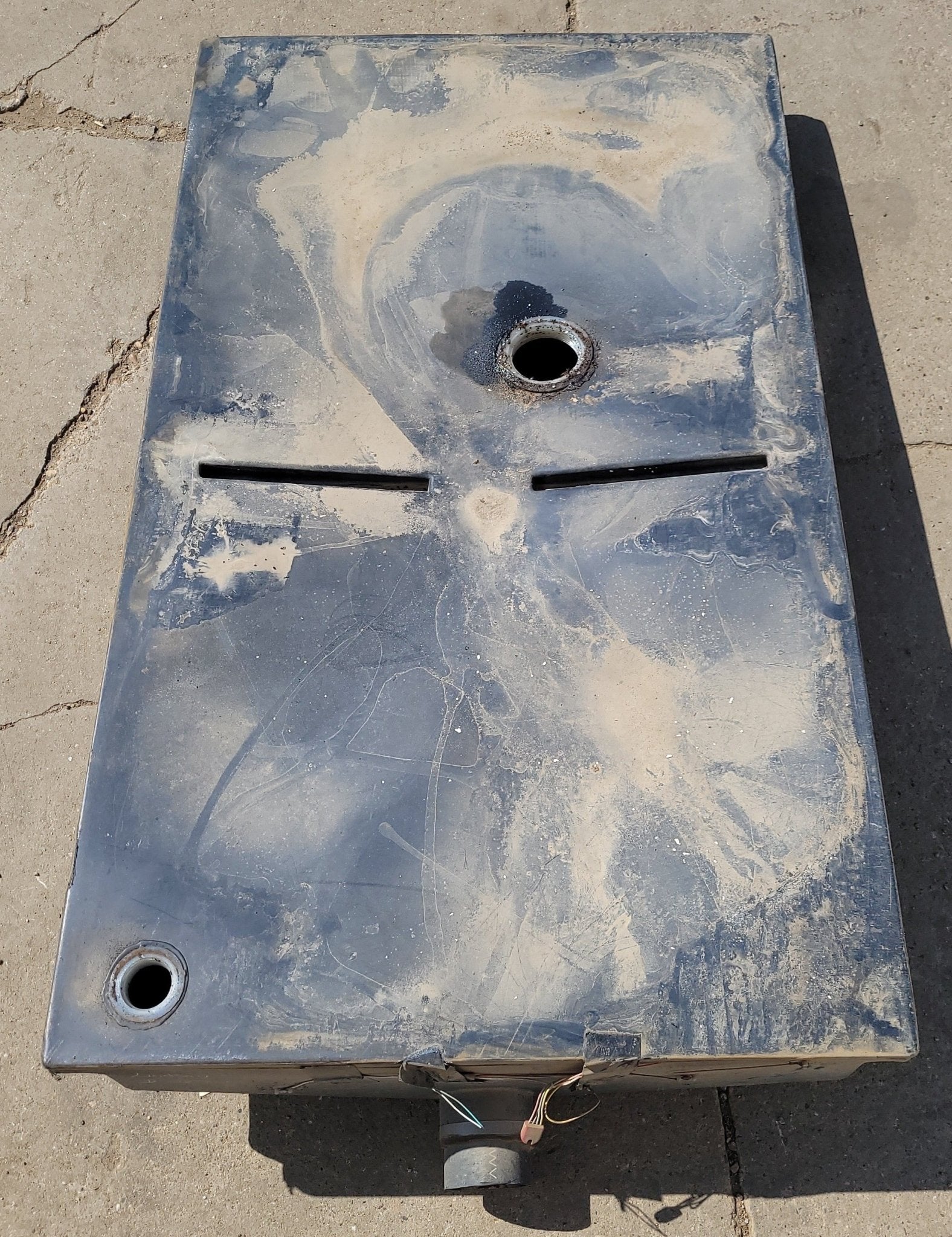 Used Waste/ Grey Water Tank 55" X 32" X 10 1/2" - Young Farts RV Parts