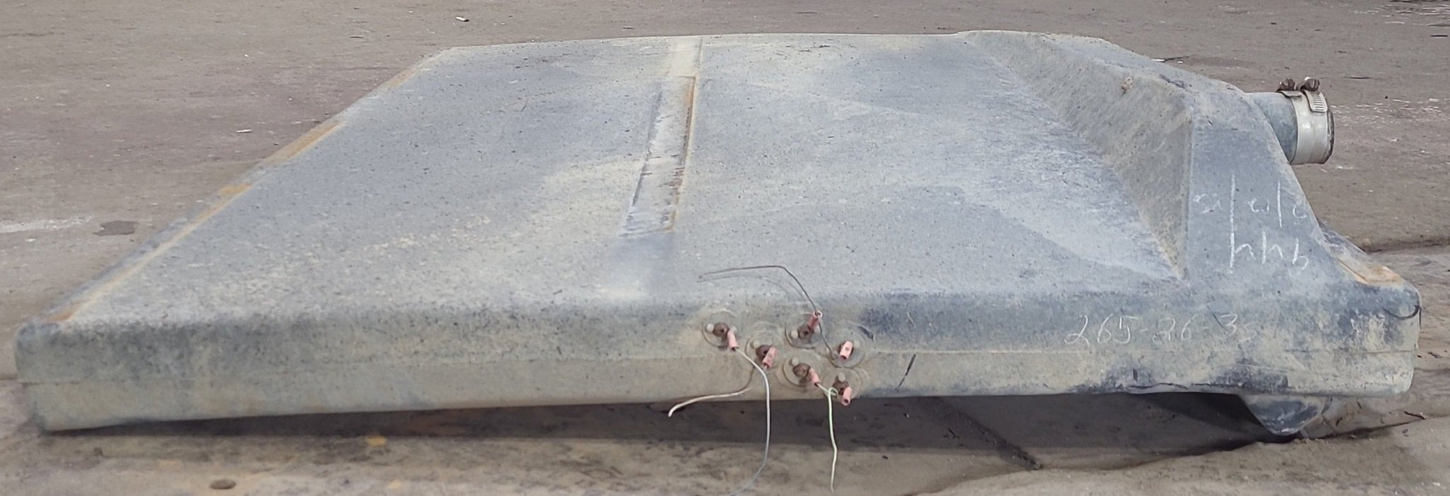 Used Waste/ Grey Water Tank 55" X 36" X 7" - Young Farts RV Parts