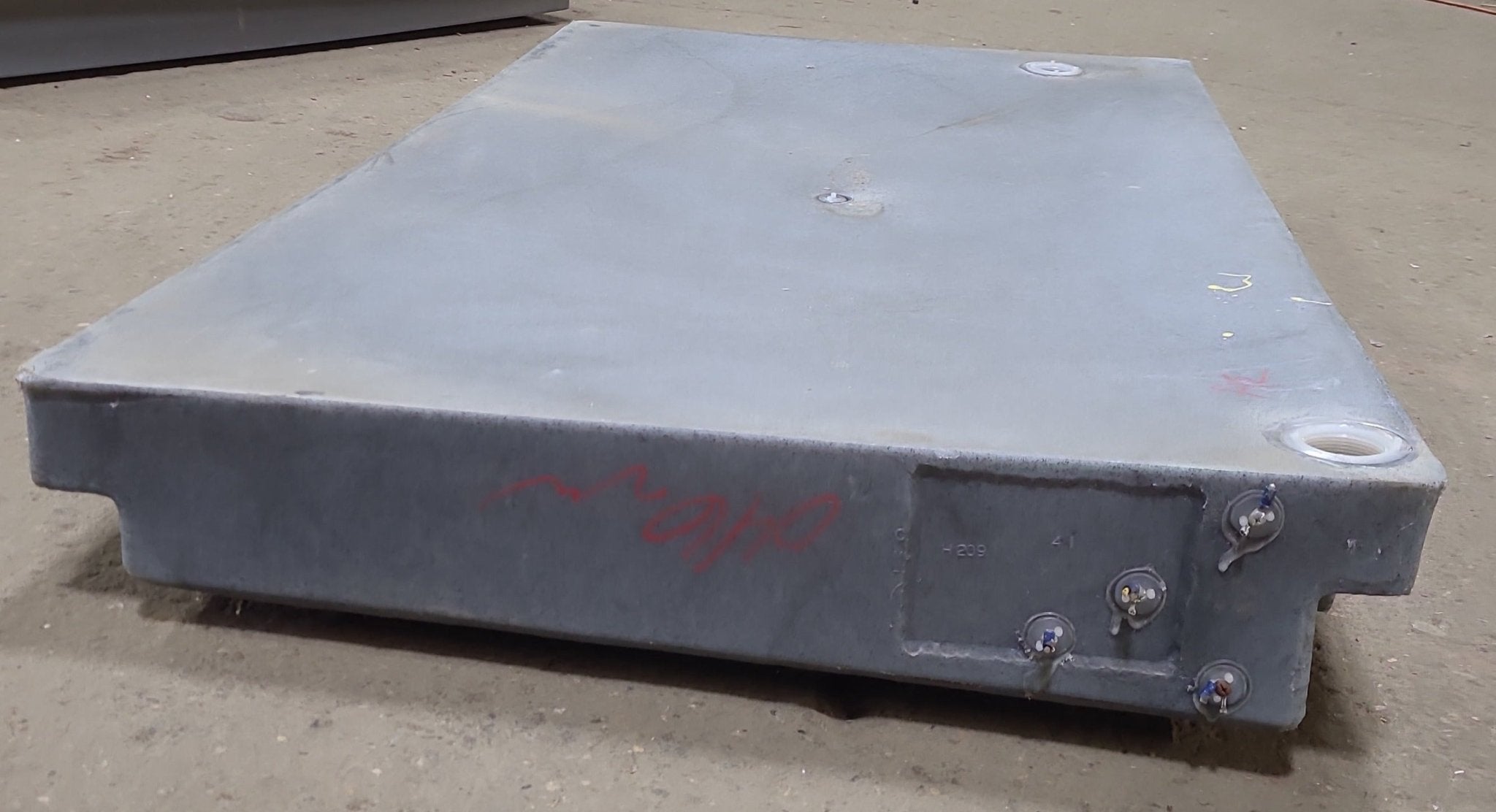 Used Waste/ Grey Water Tank 56" X 32 1/4" X 7" - Young Farts RV Parts