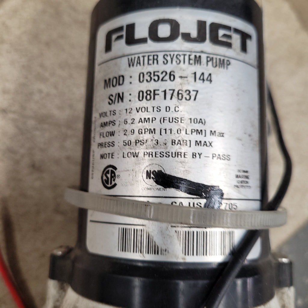 Used Water Pump FLOJET 03526-144 - Young Farts RV Parts