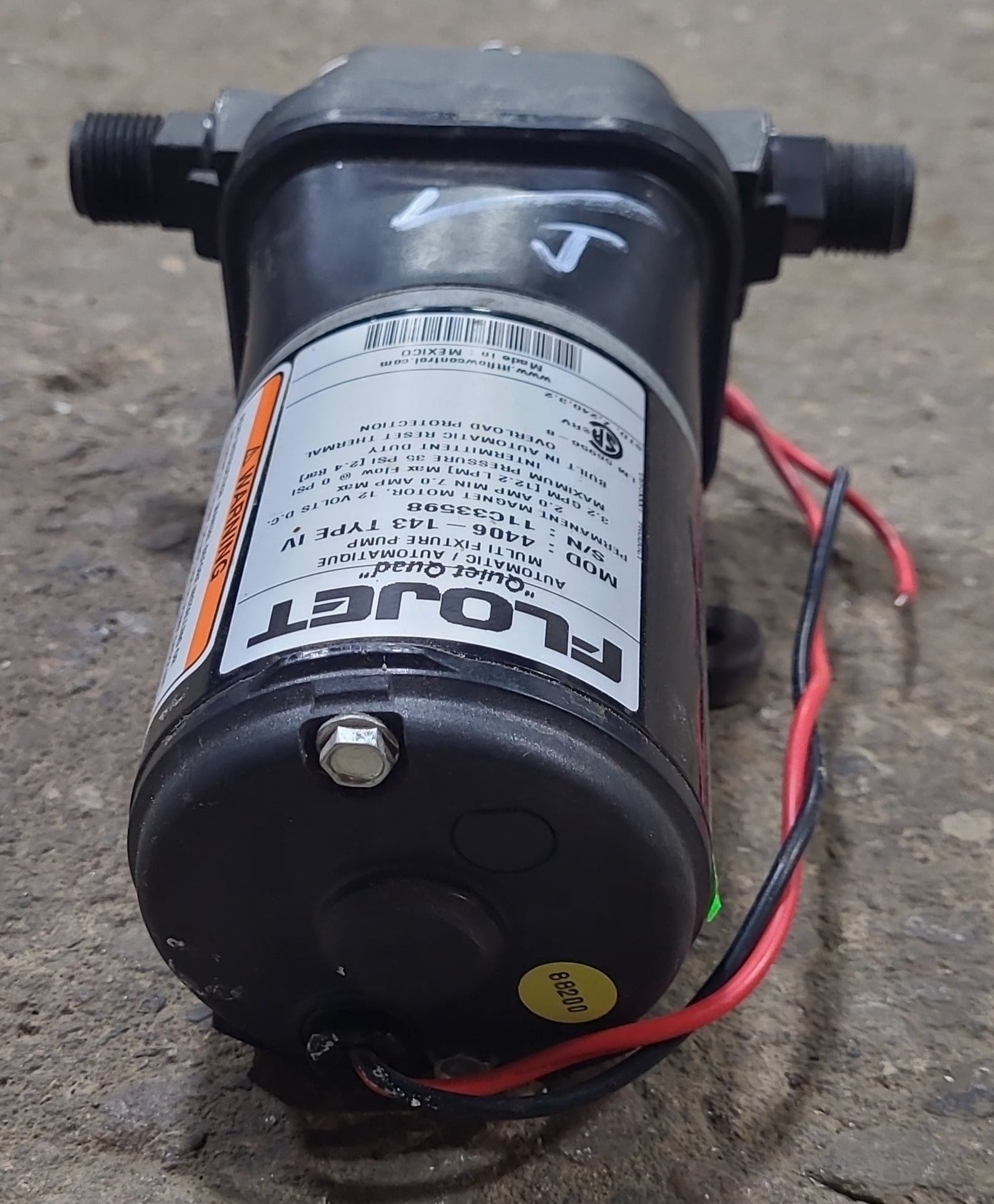 Used Water Pump FLOJET Model 4406-143 Type IV - Young Farts RV Parts