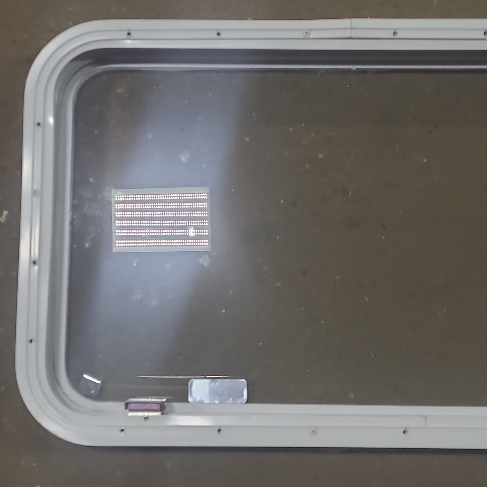 Used White Radius Emergency Opening Window : 30 1/4