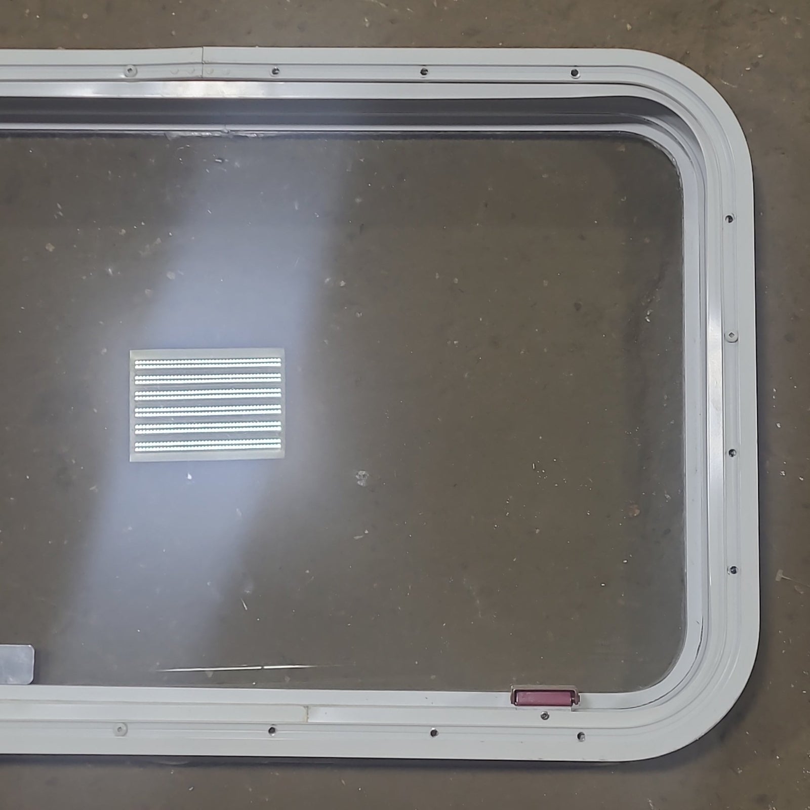 Used White Radius Emergency Opening Window : 30 1/4