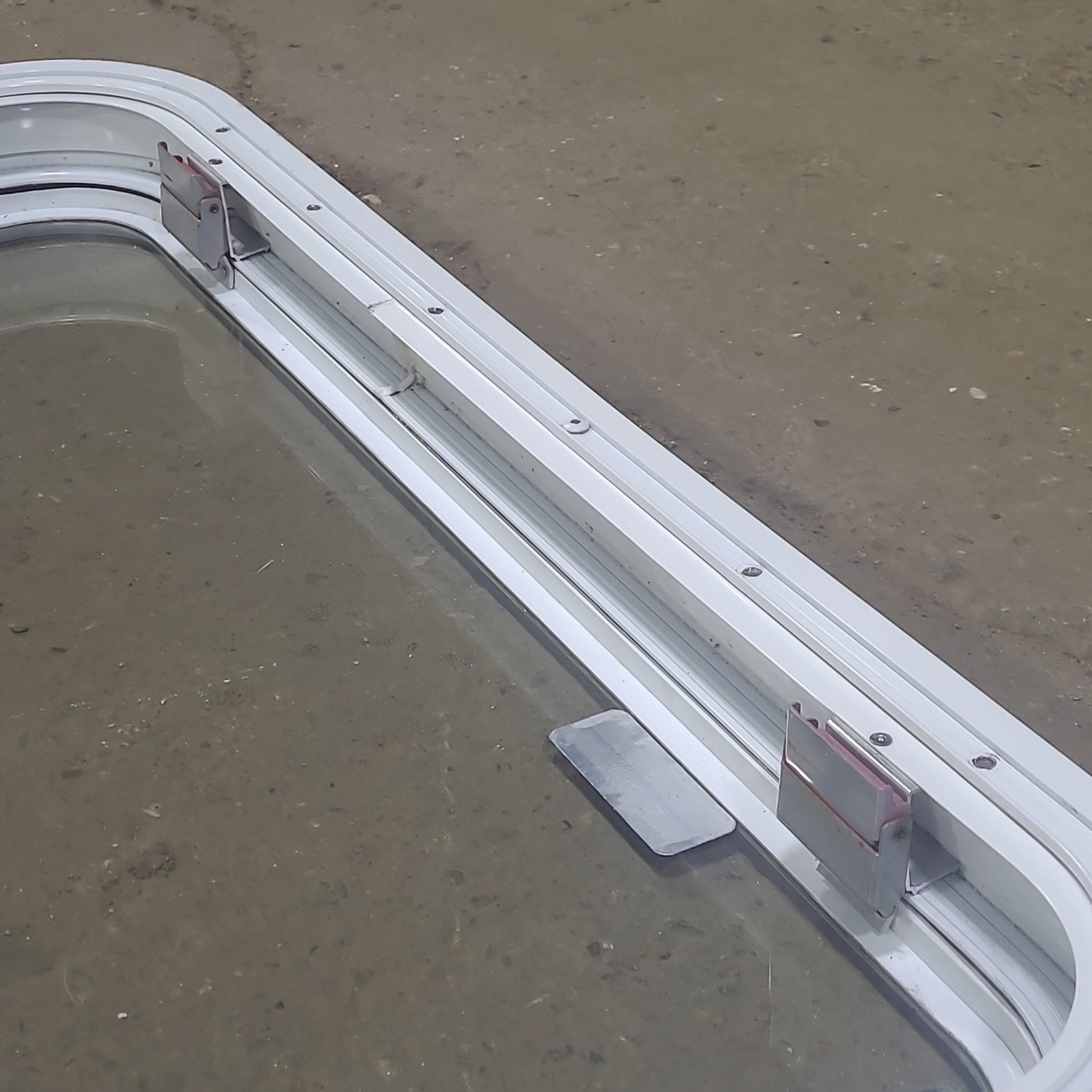 Used White Radius Emergency Opening Window : 30 1/4