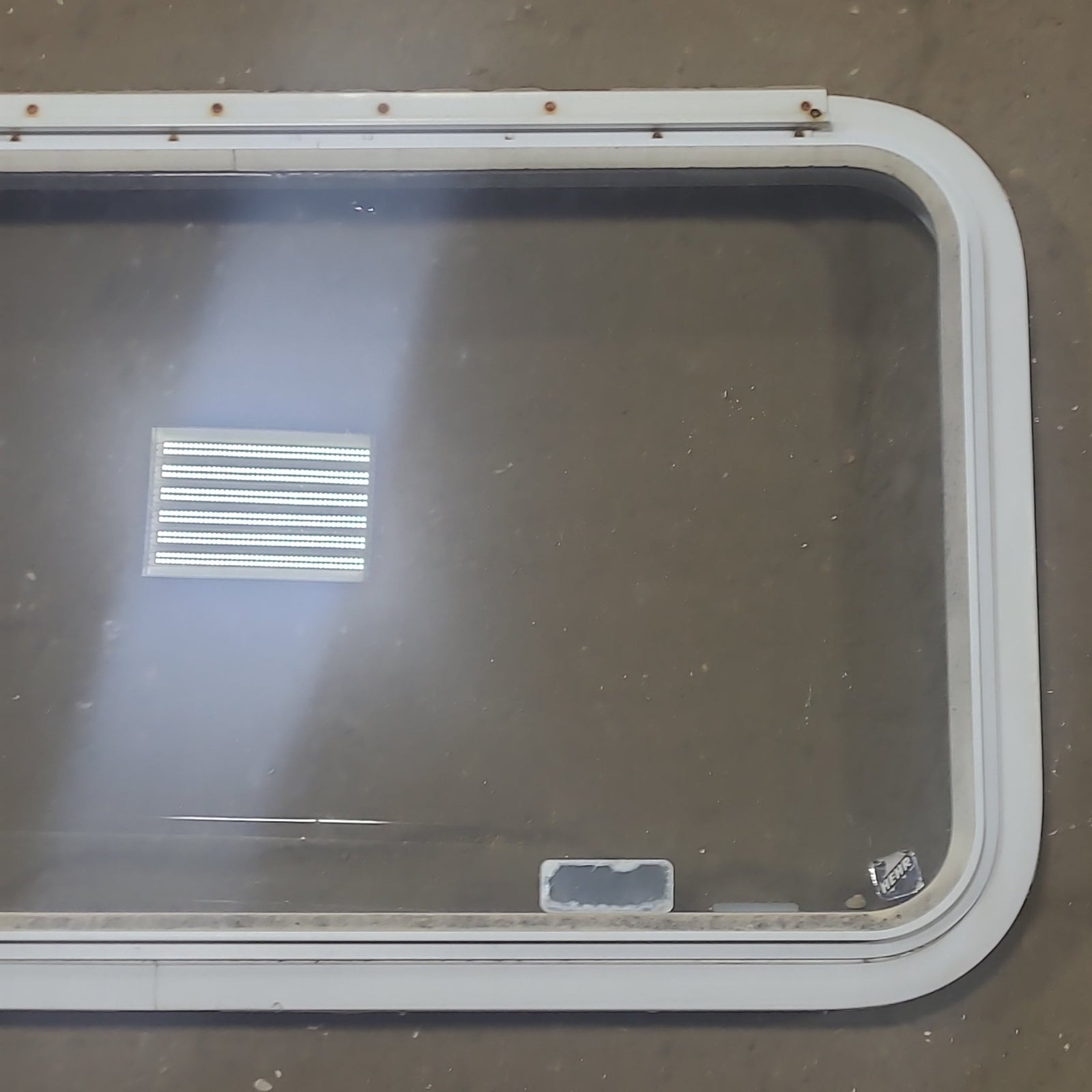 Used White Radius Emergency Opening Window : 30 1/4