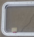 Used White Radius Emergency Opening Window : 35 1/2" W x 18 3/4" H x 1 7/8" D - Young Farts RV Parts