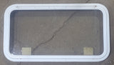 Used White Radius Emergency Opening Window : 35 1/2