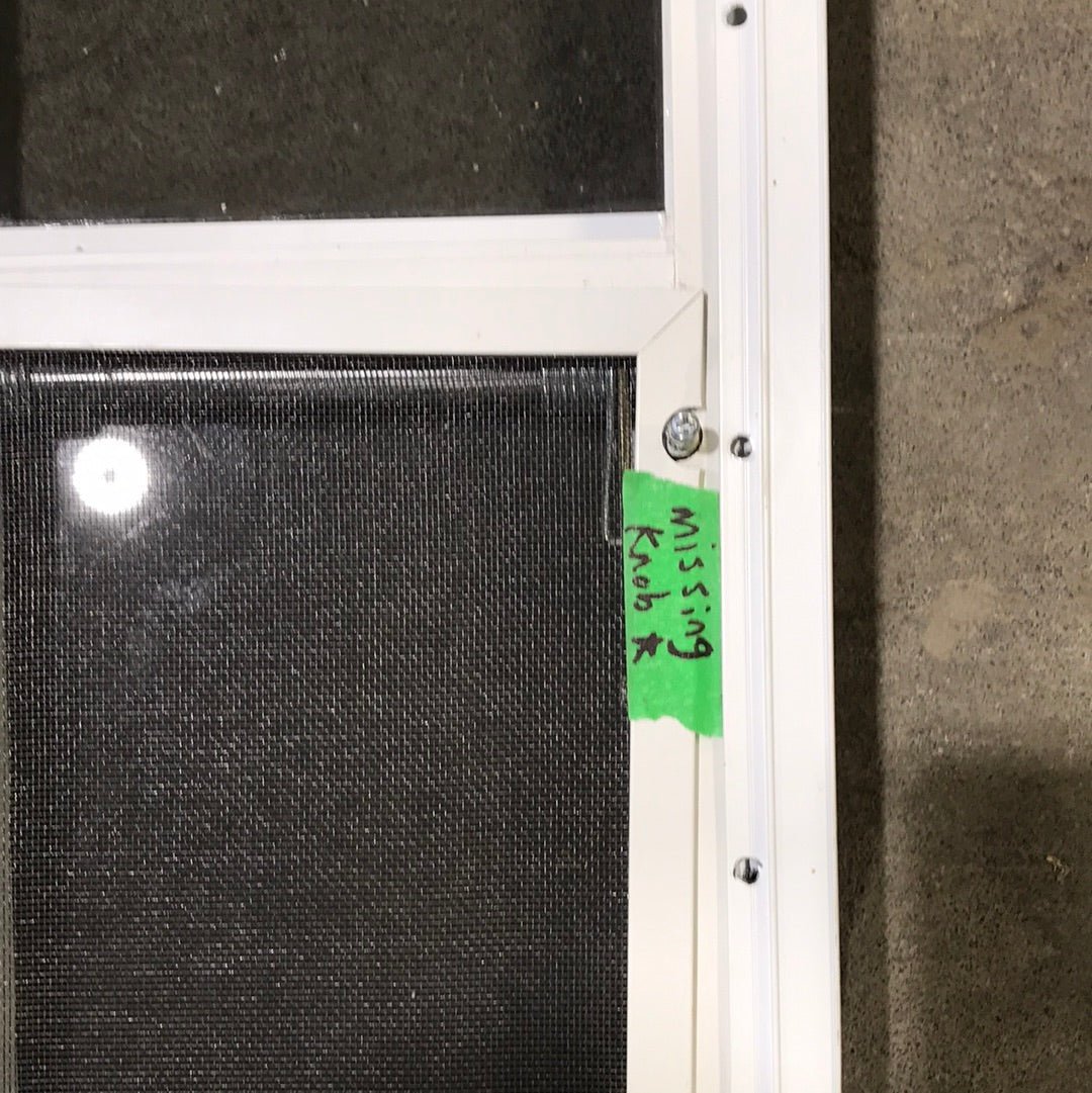 Used White Radius Emergency Opening Window : 35 1/2