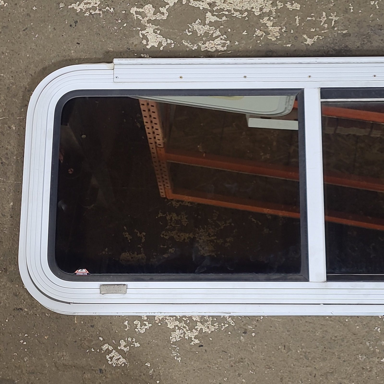 Used White Radius Emergency Opening Window : 42 1/4