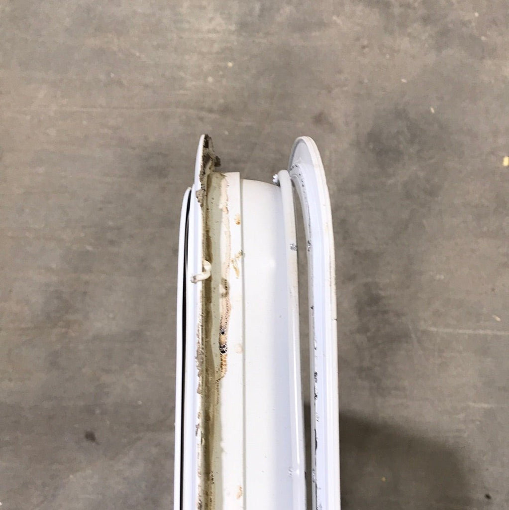 Used White Radius Emergency Opening Window : 47 1/2" X 28 1/2 X 2" D - Young Farts RV Parts