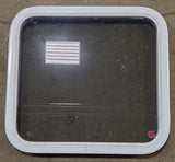 Used White Radius Non Opening Window : 23 3/8