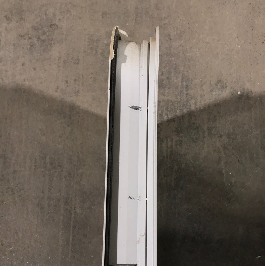 Used White Radius Non Opening Window : 31 1/2