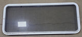 Used White Radius Non Opening Window : 54 1/4