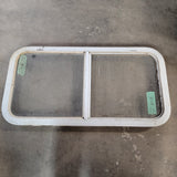 Used White Radius Opening Window : 18 X 36 X 2