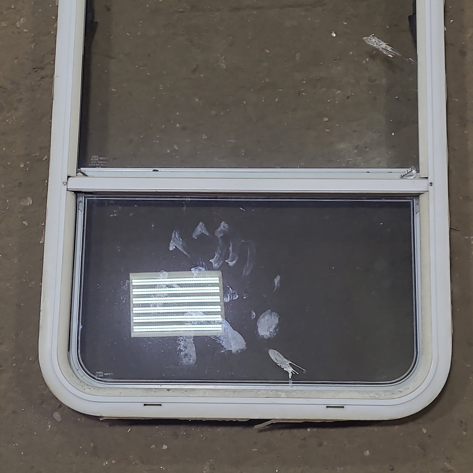Used White Radius Opening Window : 22 1/4