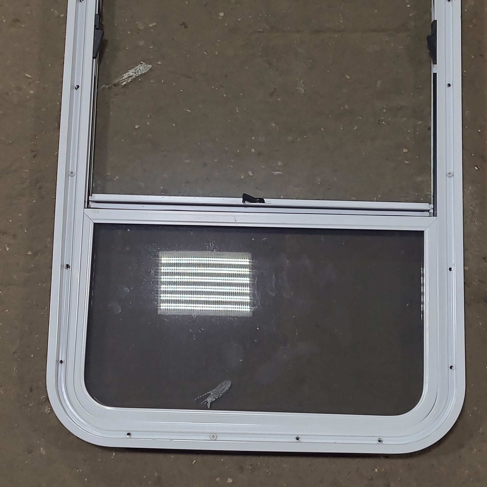 Used White Radius Opening Window : 22 1/4