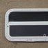 Used White Radius Opening Window : 23 1/2" W x 14 1/2" H x 1 1/2" D - Young Farts RV Parts
