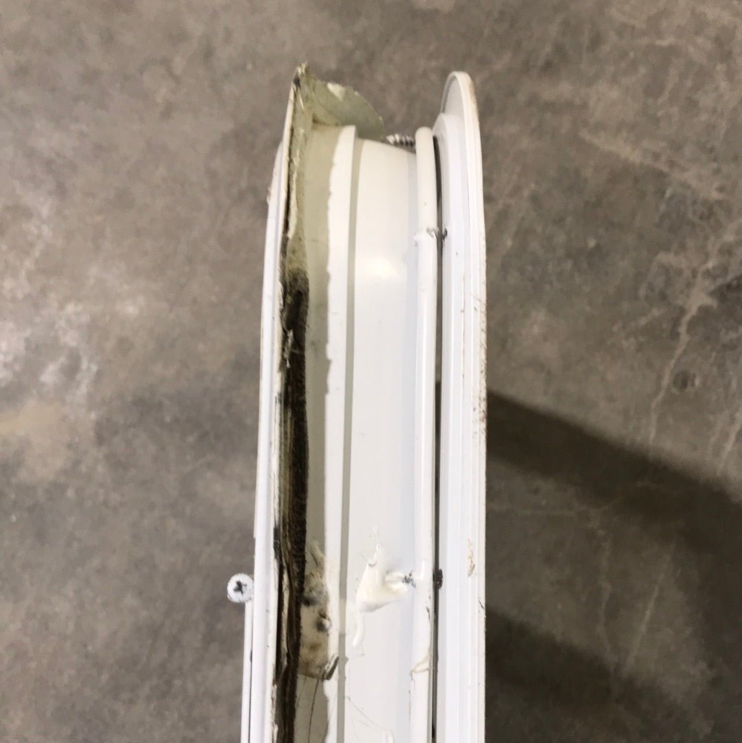 USED White Radius Opening Window : 23 1/2