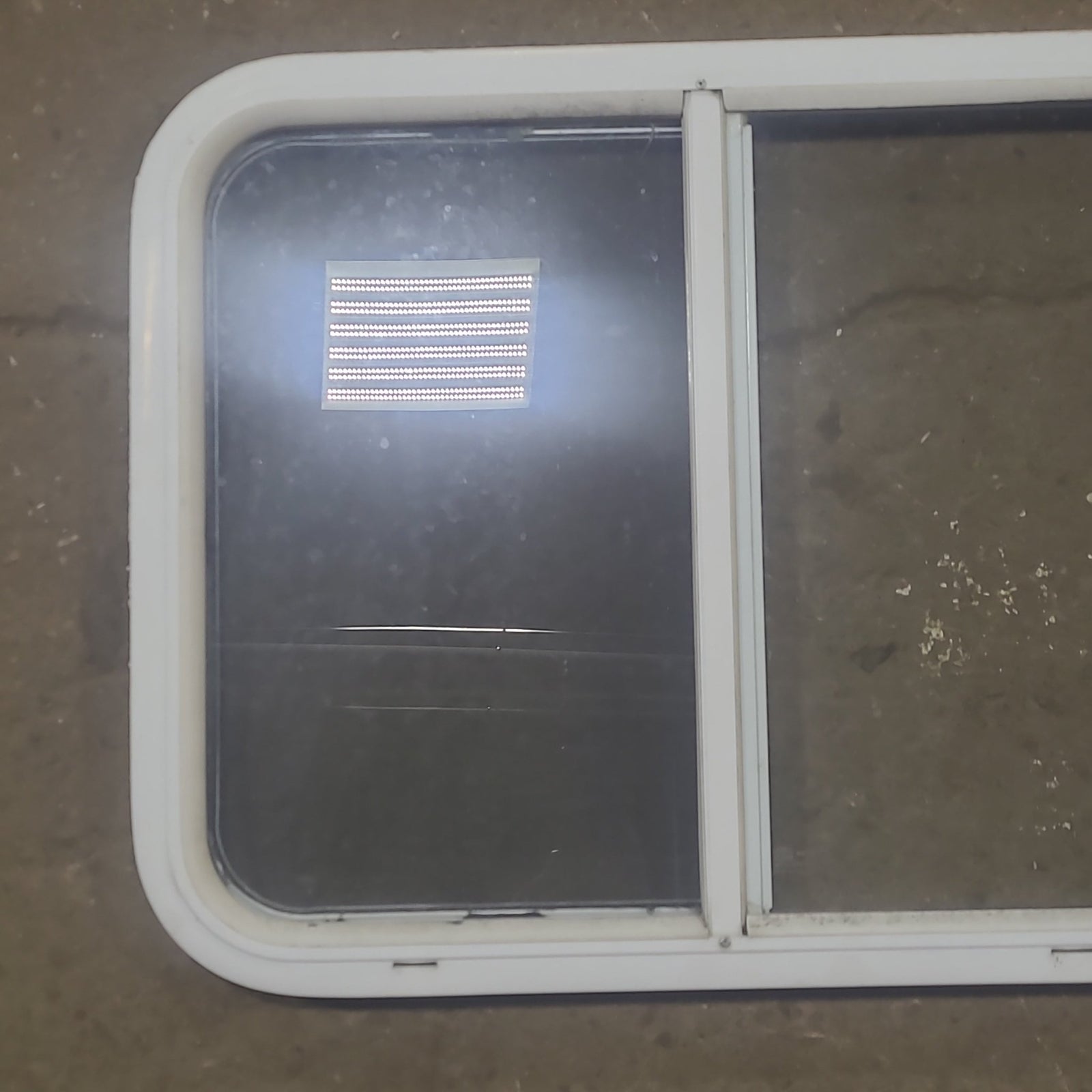 Used White Radius Opening Window : 26 1/2