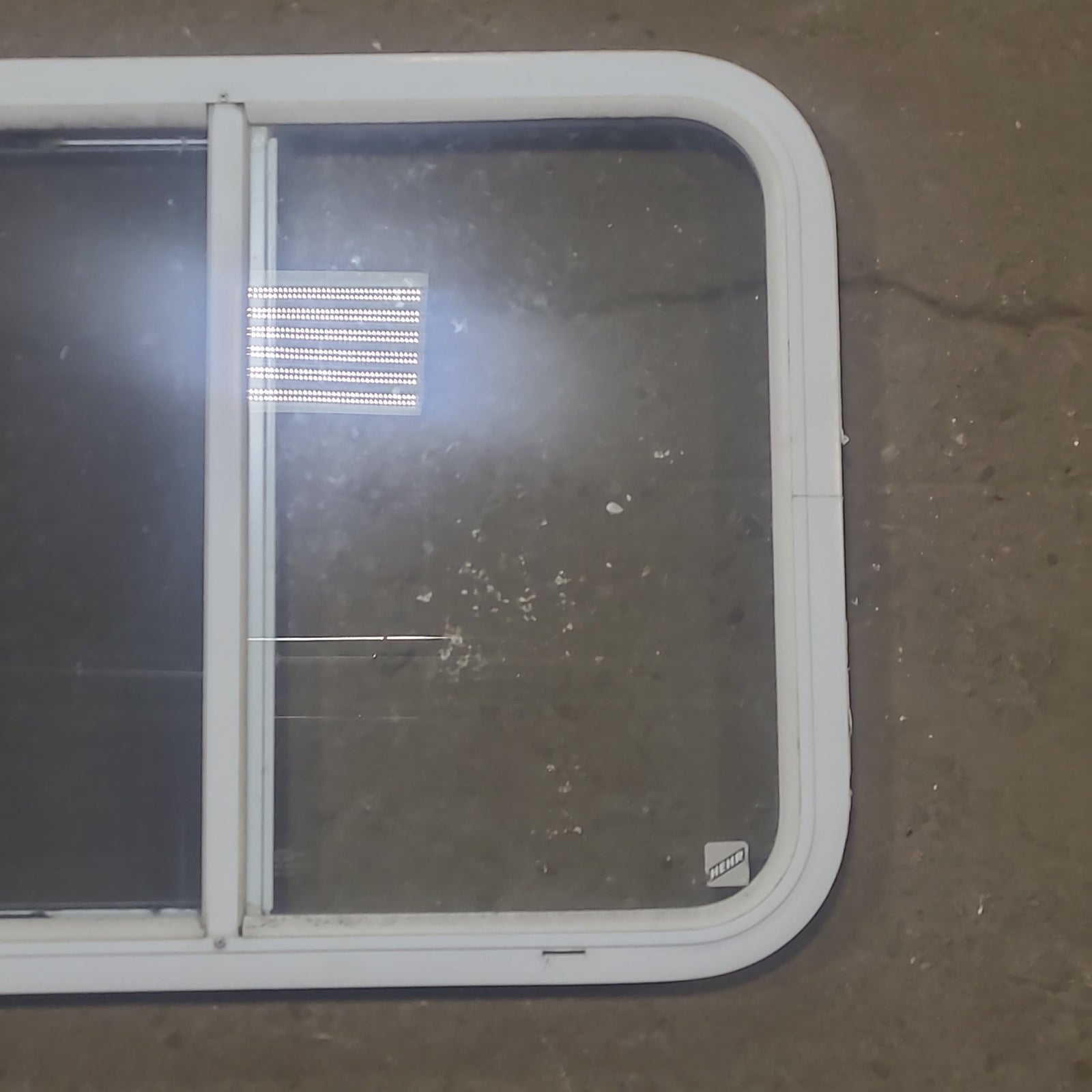 Used White Radius Opening Window : 26 1/2