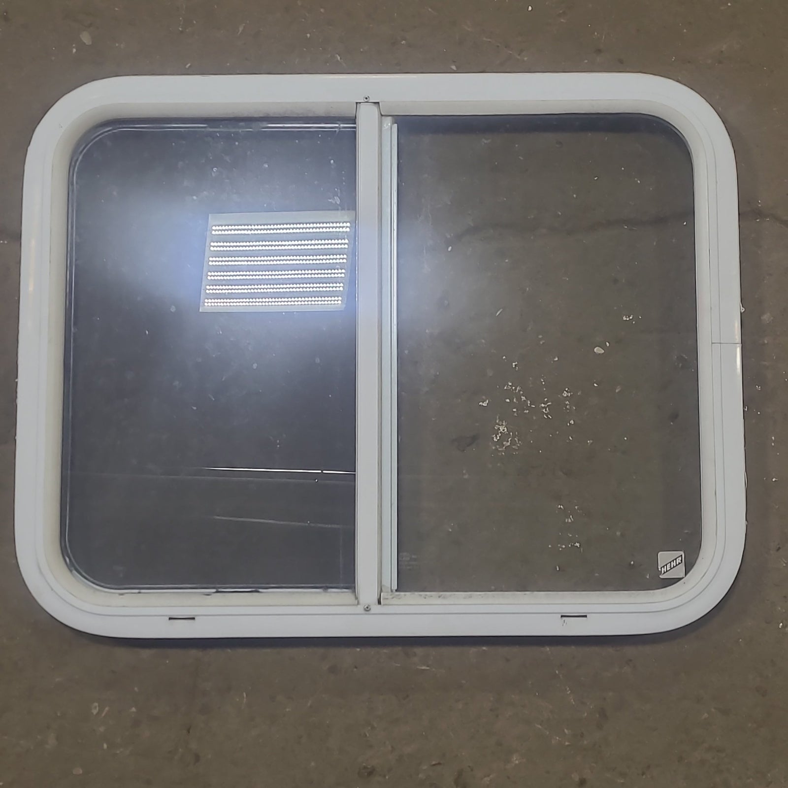 Used White Radius Opening Window : 26 1/2