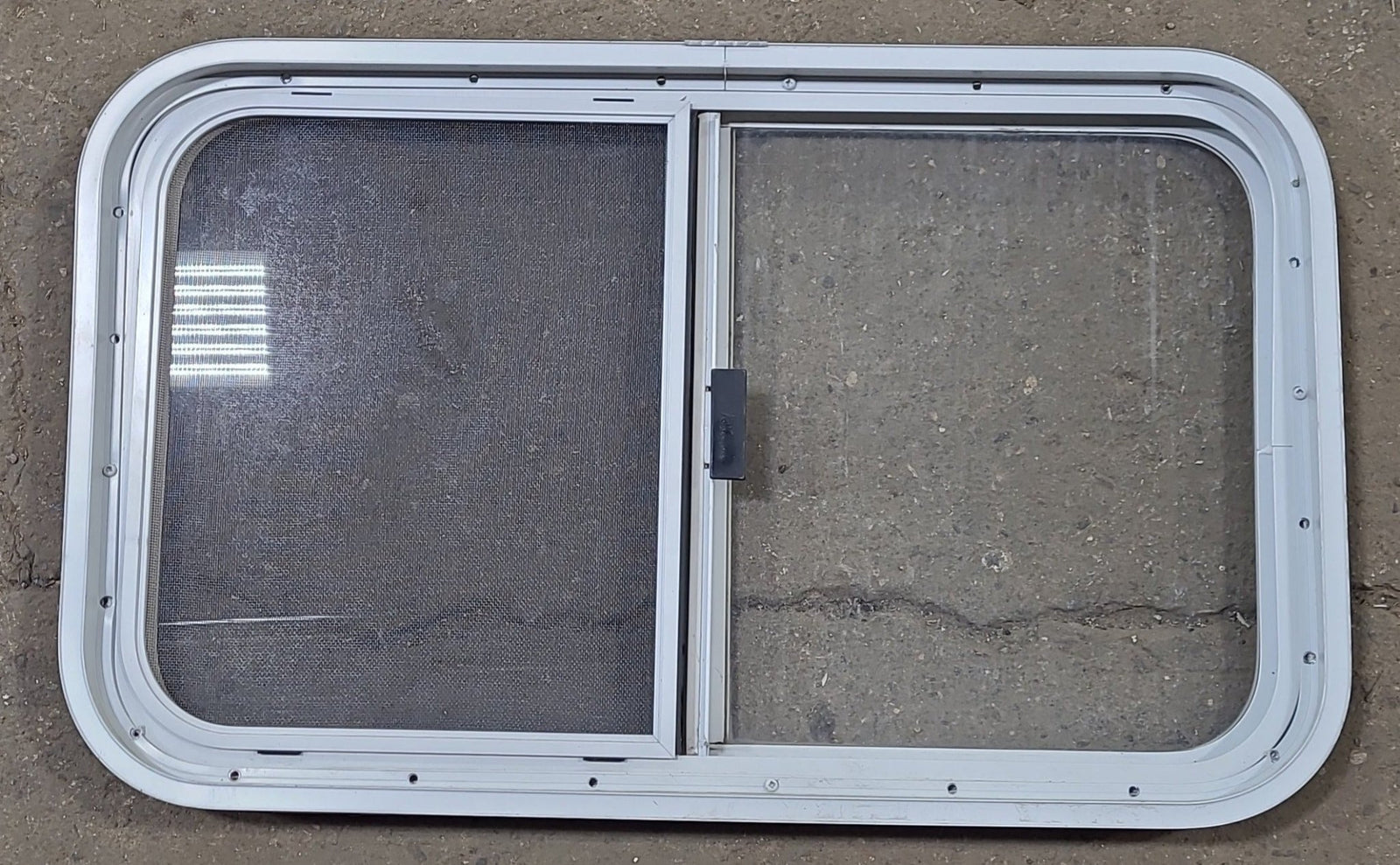 Used White Radius Opening Window : 29 1/2