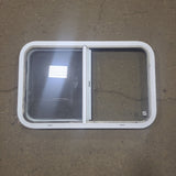 Used White Radius Opening Window : 30 1/4