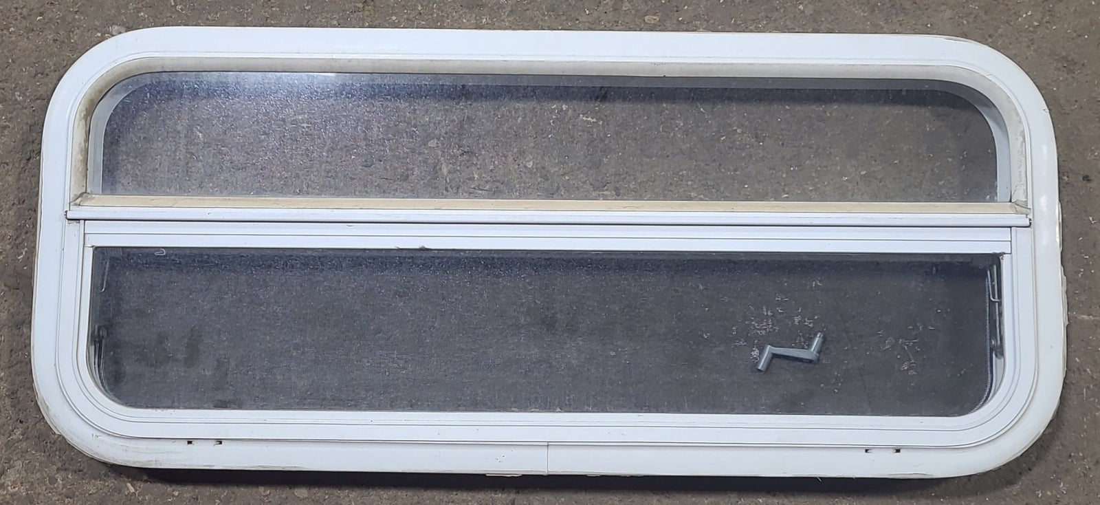 Used White Radius Opening Window : 35 1/2