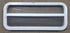 Used White Radius Opening Window : 35 1/2" W x 14 1/2" H x 1 3/8" D - Young Farts RV Parts