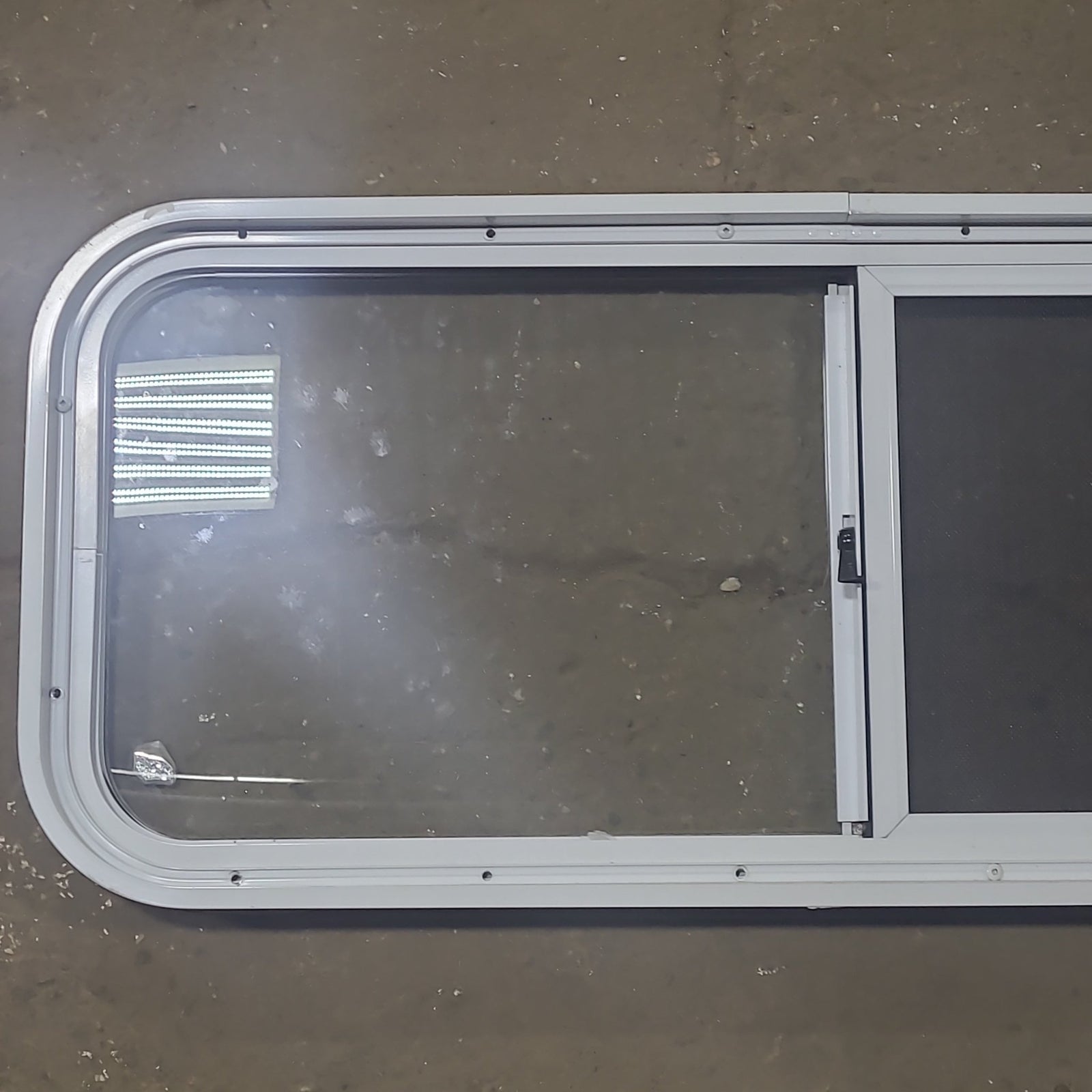 Used White Radius Opening Window : 36 1/4
