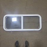 Used White Radius Opening Window : 36 1/4