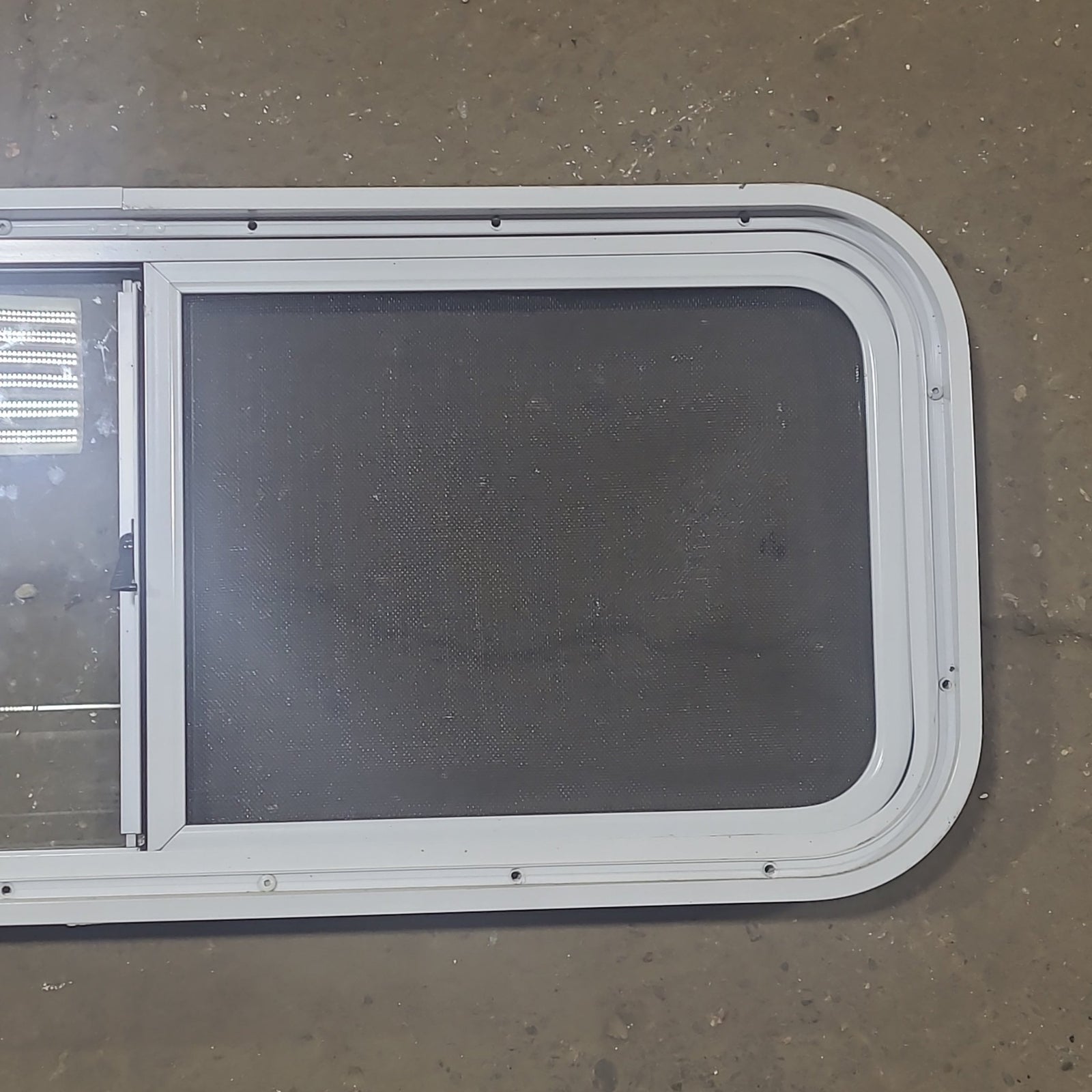 Used White Radius Opening Window : 36 1/4