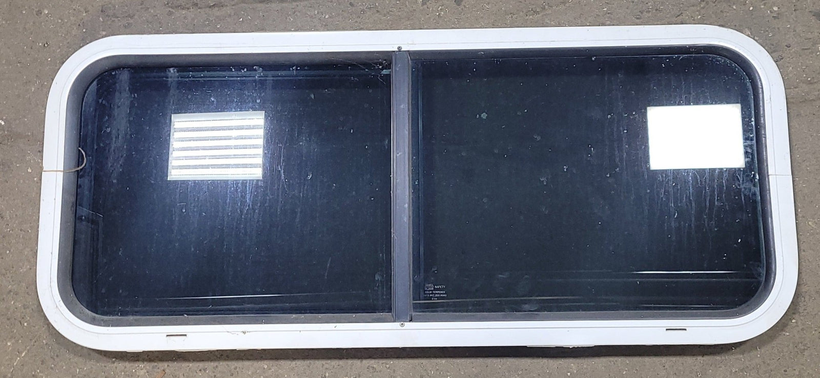 Used White Radius Opening Window : 36 1/4