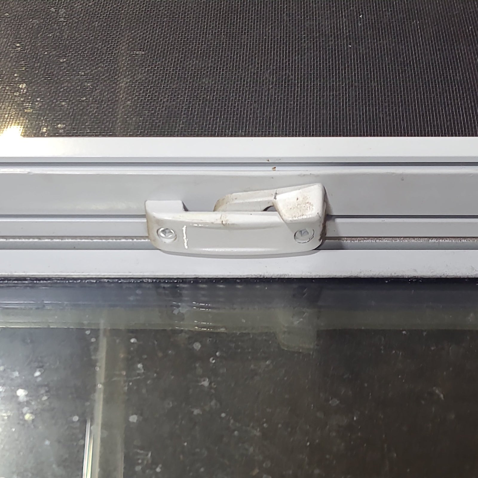 Used White Radius Opening Window : 36 1/4