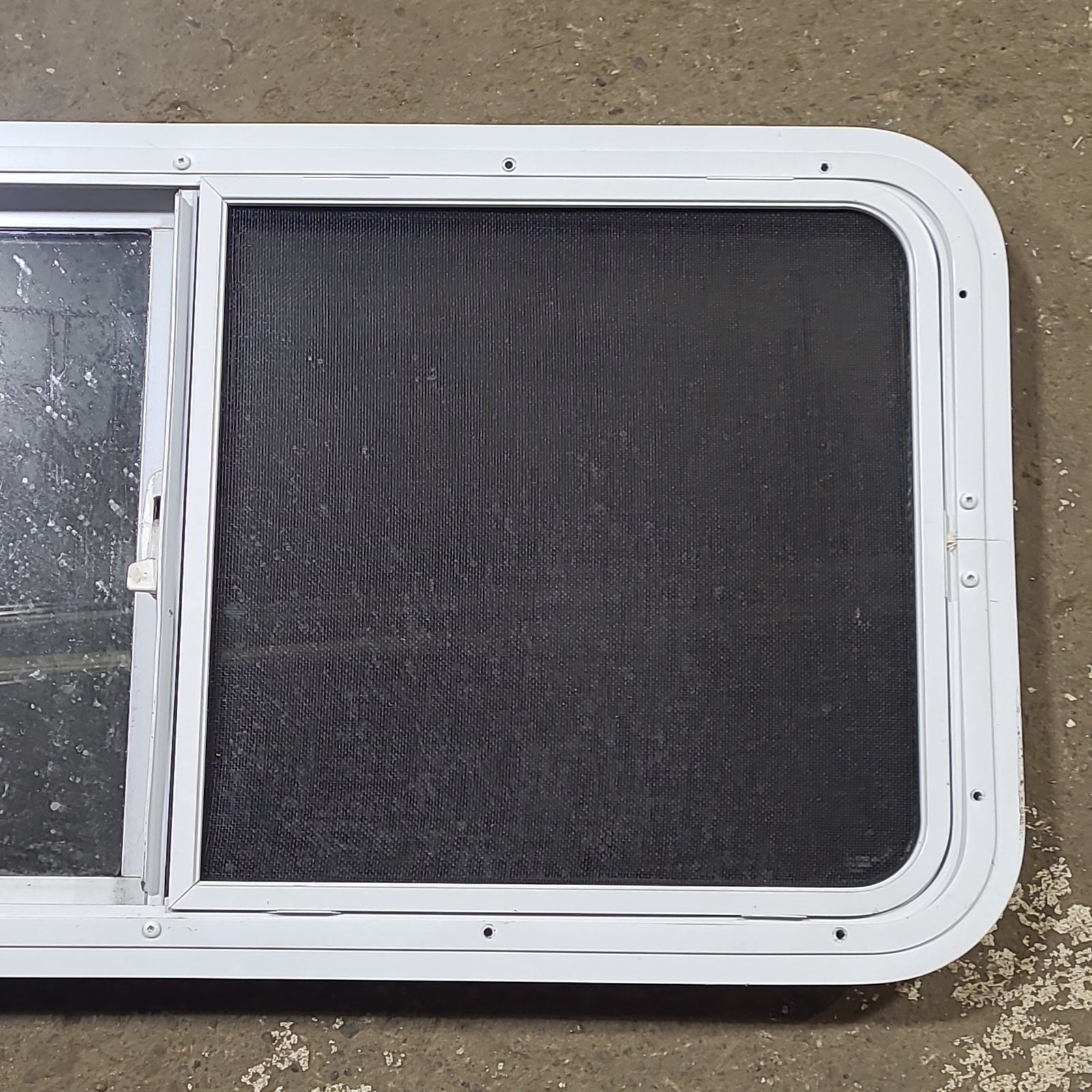 Used White Radius Opening Window : 36 1/4