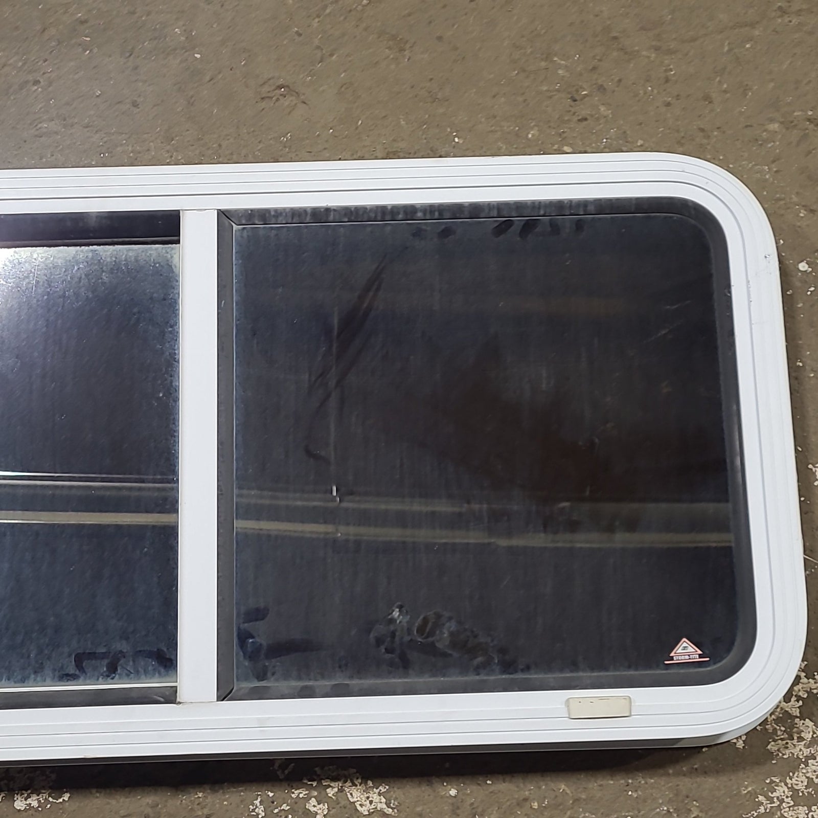 Used White Radius Opening Window : 36 1/4