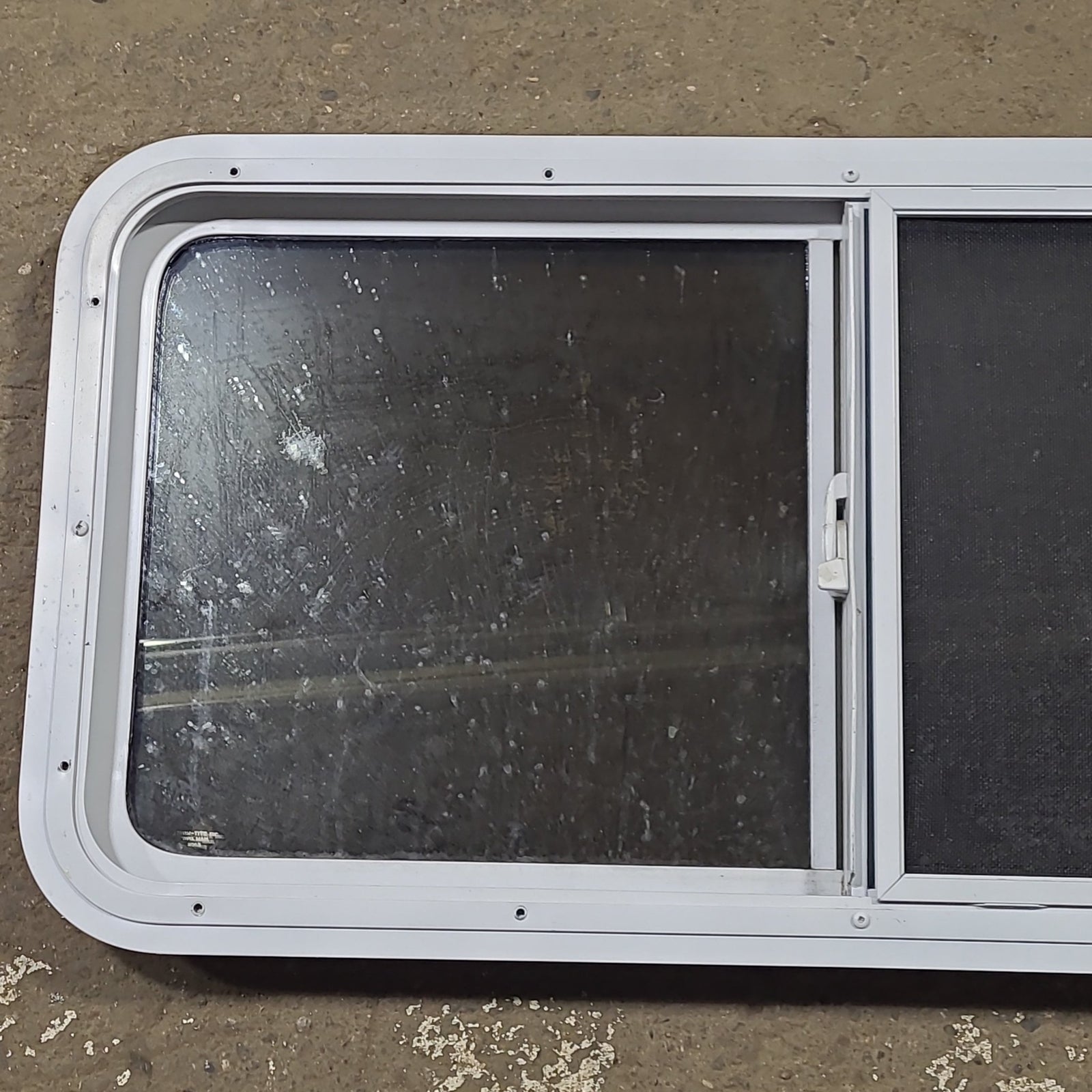 Used White Radius Opening Window : 36 1/4