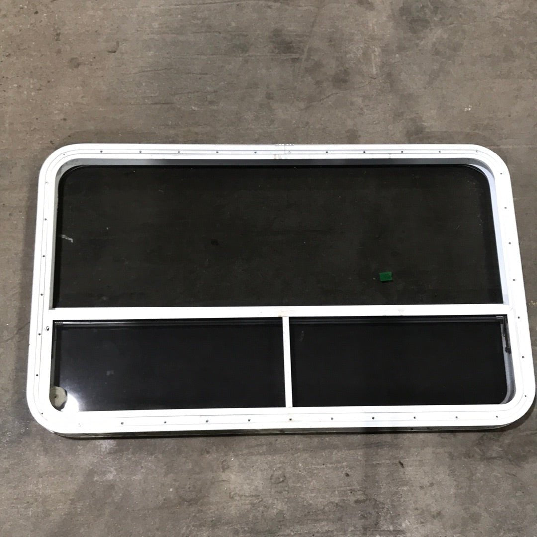 Used White Radius Opening Window : 47 1/2