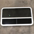 Used White Radius Opening Window : 47 1/2" X 28 1/2 X 2" D - Young Farts RV Parts