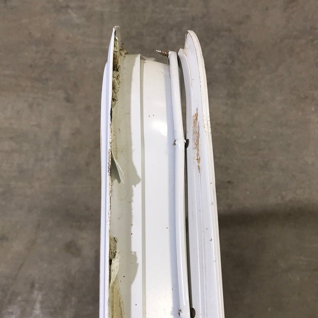 Used White Radius Opening Window : 47 1/4" X 28 1/4 X 2" D - Young Farts RV Parts